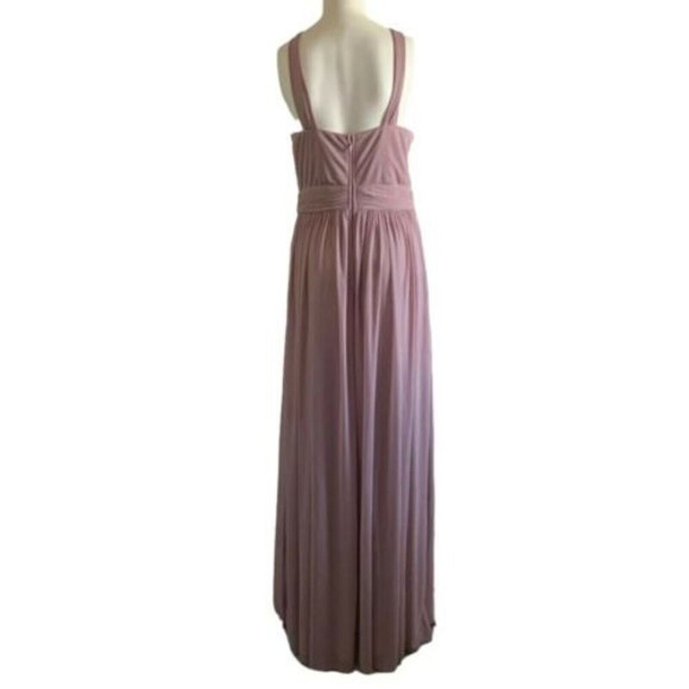 Birdy Grey Kiko Halter Bridesmaid Dress In Mauve L - Picture 4 of 10